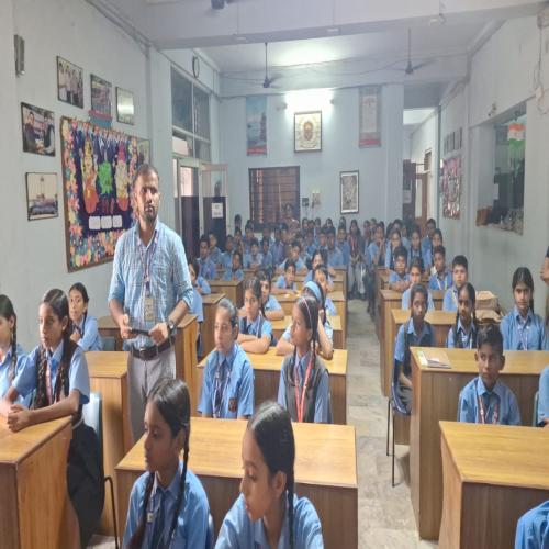 MEETING FOR ENVIROMENT WITH STUDENT ECO COUNCIL OF NOBLE PUBLIC SCHOOL